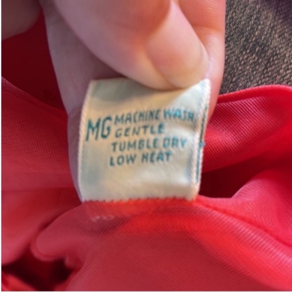 Vintage 60s Gaymode Nightgown Orange Salmon Red Slip Dress 36 RARE Antron3 Nylon - Picture 4 of 16